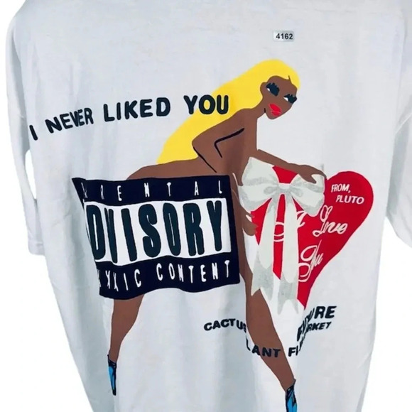 NWOT Cactus Plant Flea Market I Never Liked You Tee Shirt White Mens Size XL - Picture 1 of 7